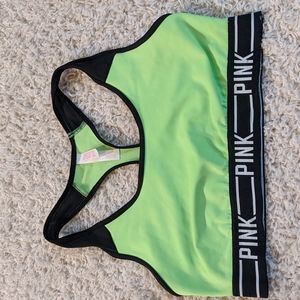 Pink Sports bra
